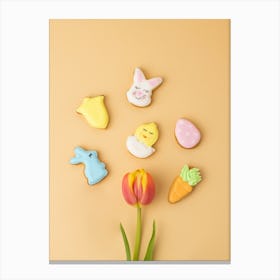Easter Cookies Canvas Print