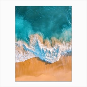 Aerial View Of A Beach 82 Canvas Print