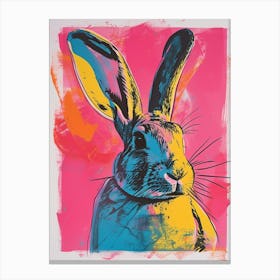 Bunnies Polaroid Inspired 3 Canvas Print