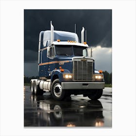 Chevy Semi Truck Canvas Print