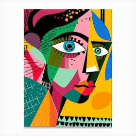 Abstract Portrait Of A Woman 89 Canvas Print