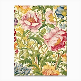 Floral Wallpaper 141 Canvas Print