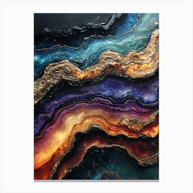 Stunning Whimsical Marble 10 Canvas Print