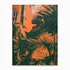 'Palm Trees' 3 Canvas Print