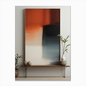 Modern Abstract Minimalistic Art 17 Canvas Print