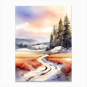 Landscape Painting Canvas Print