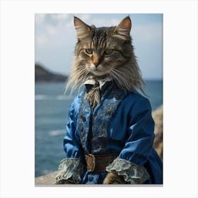 Cat In Costume 3 Canvas Print