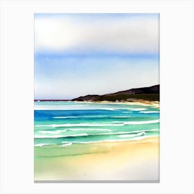 Esperance Beach 2, Australia Watercolour Canvas Print