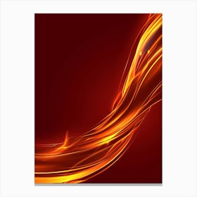 Abstract Flames 2 Canvas Print