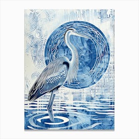 Blue Heron 19 Canvas Print