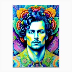 Psychedelic Man Canvas Print