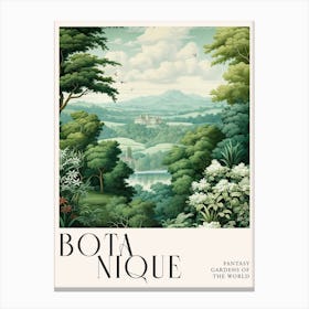 Botanique Fantasy Gardens Of The World 62 Canvas Print