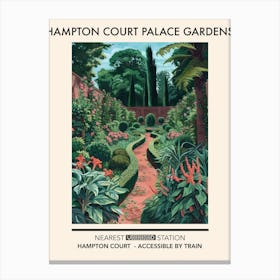 Hampton Court Palace Gardens London Parks Garden 2 Canvas Print