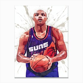 Charles Barkley Phoenix Suns Canvas Print