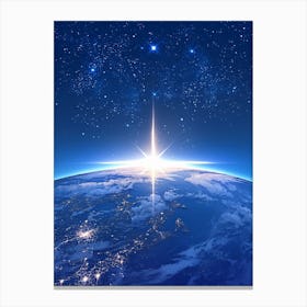 Earth From Space Canvas Print