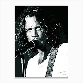 Audioslave Chris Cornell 5 Canvas Print