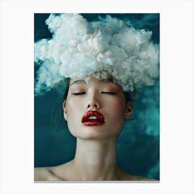 Cloud Head Canvas Print