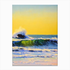 Collaroy Beach, Australia Bright Abstract Canvas Print