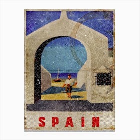 Vintage Travel Poster ― Spain Canvas Print