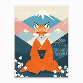 Japanese Fox 2 Canvas Print