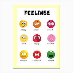 Emocions Canvas Print