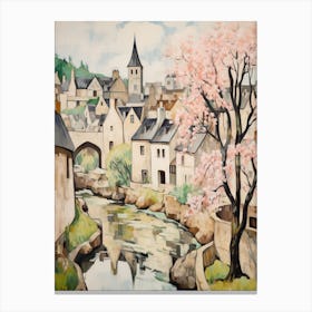 Castle Combe (Wiltshire) Painting 1 Canvas Print
