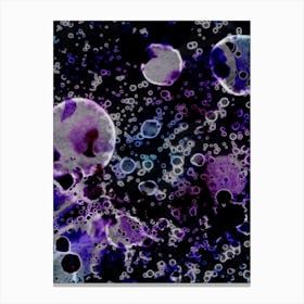 Abstraction Black Space Canvas Print