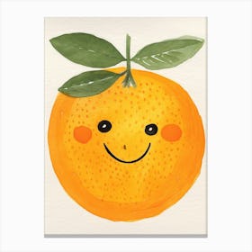 Friendly Kids Orange 1 Canvas Print