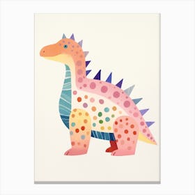 Nursery Dinosaur Art Ankylosaurus 6 Canvas Print