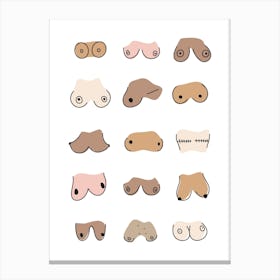 Boobs Art 2 Canvas Print