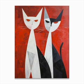 Two Cats 2 Canvas Print