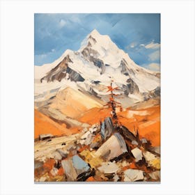 Nanga Parbat Pakistan 2 Mountain Painting Canvas Print