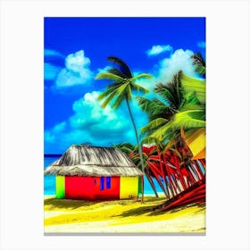 Ilha Do Mel Brazil Pop Art Photography Tropical Destination Canvas Print