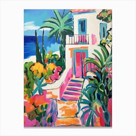 Capri Italy Fauvist Painting Canvas Print