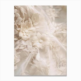 Lace Wedding Dress 2 Canvas Print