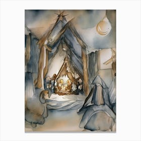 Nativity Scene 30 Canvas Print