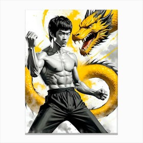 Bruce Lee Canvas Print