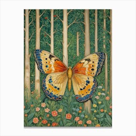 Butterfly In The Woods no2 Canvas Print