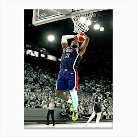 Lebron James Of Team United States Canvas Print