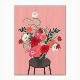 Flowers For Taurus Canvas Print