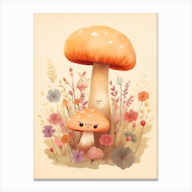 Cute Mushroom Nursery 11 Canvas Print