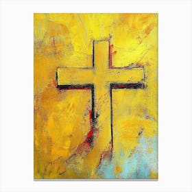 Cross Painting Canvas Print