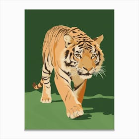 A Tiger, Walking Canvas Print