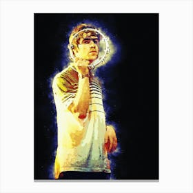 Spirit Of Liam Gallagher Vocalist Oasis Band Canvas Print