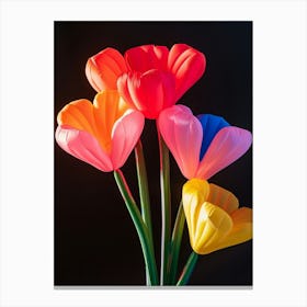 Bright Inflatable Flowers Buttercup 1 Canvas Print