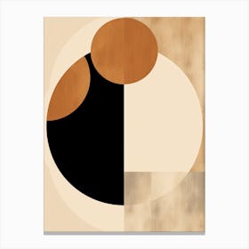 SchwaeBisch Gmoend Symmetry, Geometric Bauhaus Canvas Print