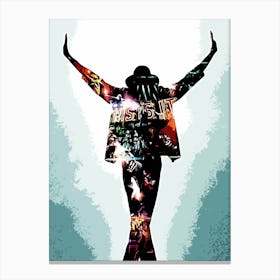 Michael Jackson king of pop music 33 Canvas Print