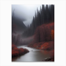 Misty Creek 2 Canvas Print