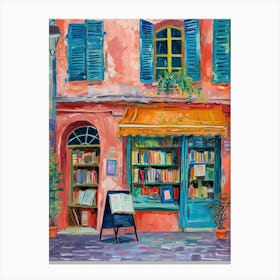 Nice Book Nook Bookshop 1 Canvas Print