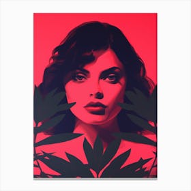 'The Girl In Red' Canvas Print